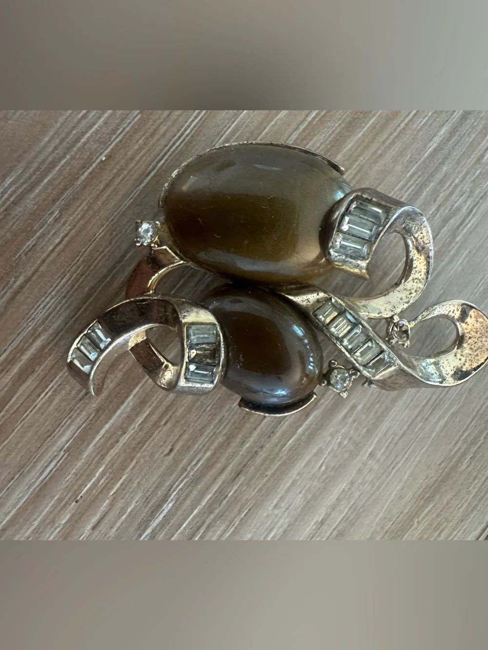 Crown Trifari Rare Caravan Ceylon Brooch 1950